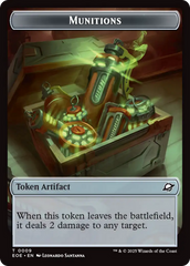 Robot // Munitions Double-Sided Token [Edge of Eternities Tokens] | Good Games Morley
