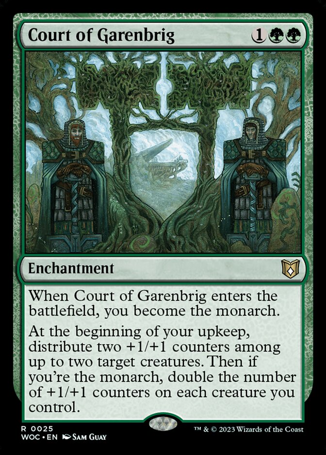 Court of Garenbrig 25 (Commander: Wilds of Eldraine)  - Foil | Good Games Morley