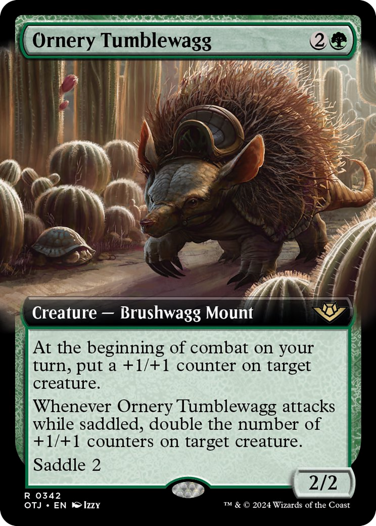 Ornery Tumblewagg (Extended Art) [Outlaws of Thunder Junction] | Good Games Morley