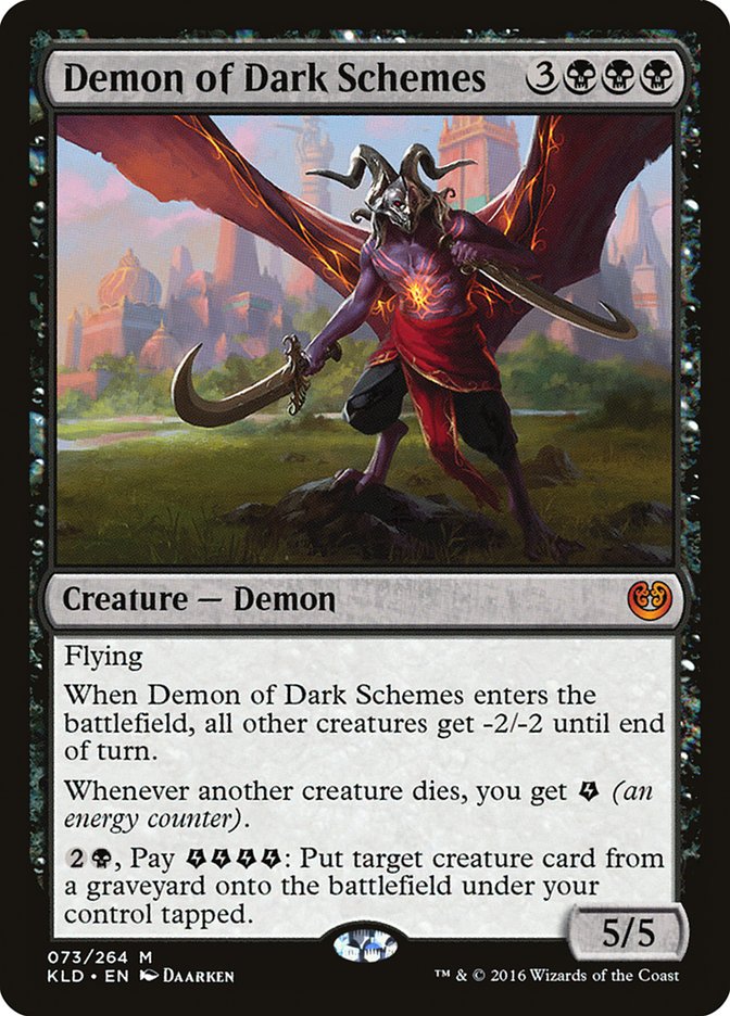 Demon of Dark Schemes [Kaladesh] | Good Games Morley