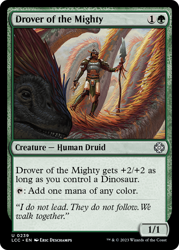Drover of the Mighty [The Lost Caverns of Ixalan Commander] | Good Games Morley