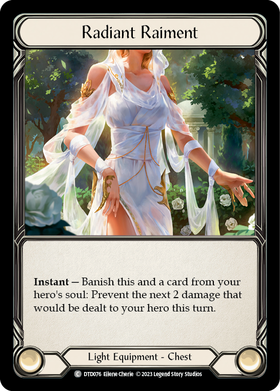 Radiant Raiment [DTD076] (Dusk Till Dawn)  Cold Foil | Good Games Morley