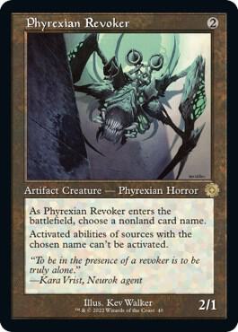 Phyrexian Revoker 40/63 (The Brothers' War: Retro Frame Artifacts)  | Good Games Morley