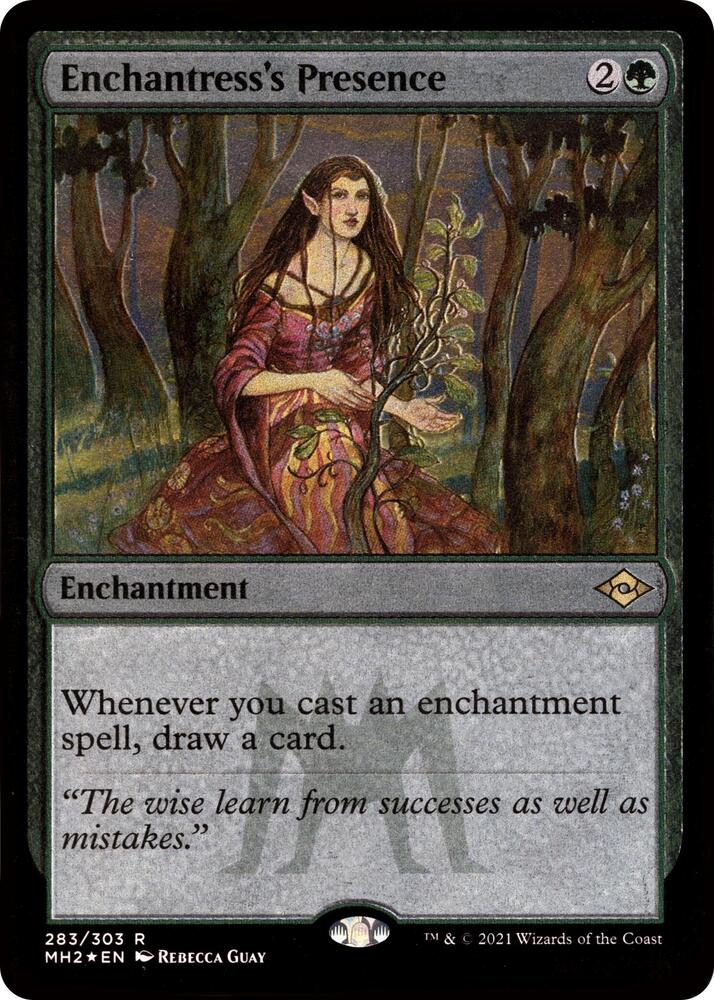 Enchantresss Presence Foil Etched 283 (Modern Horizons 2)  - Foil | Good Games Morley
