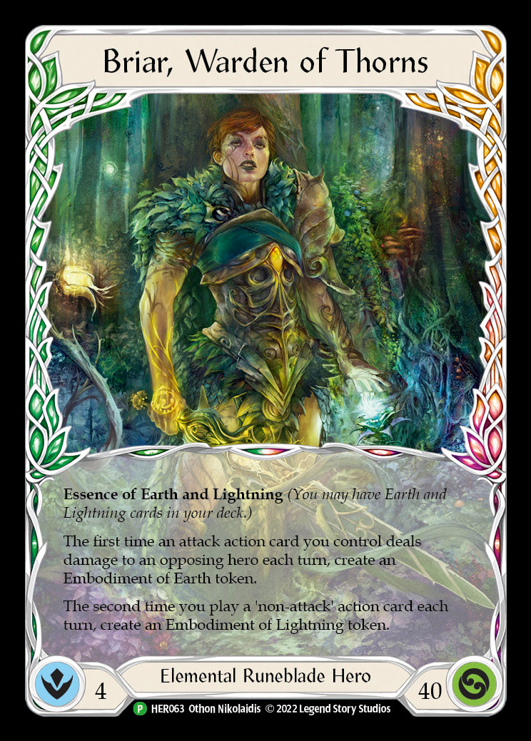 Briar, Warden of Thorns [HER063] (Promo)  Cold Foil | Good Games Morley