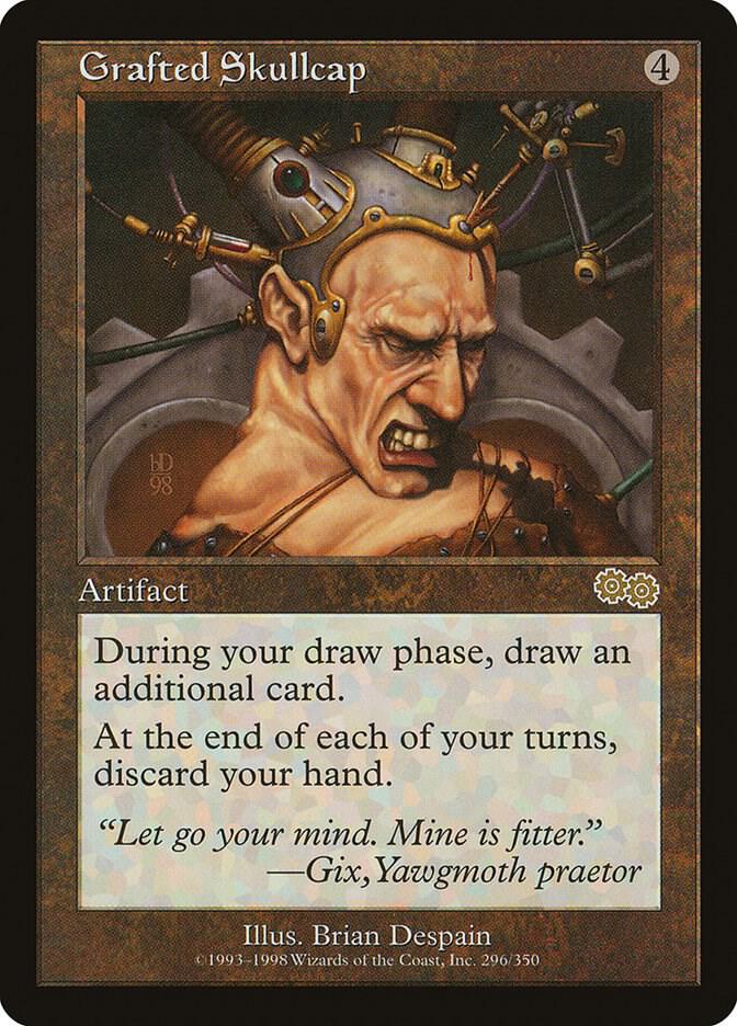 Grafted Skullcap 296/350 (Urza's Saga)  | Good Games Morley