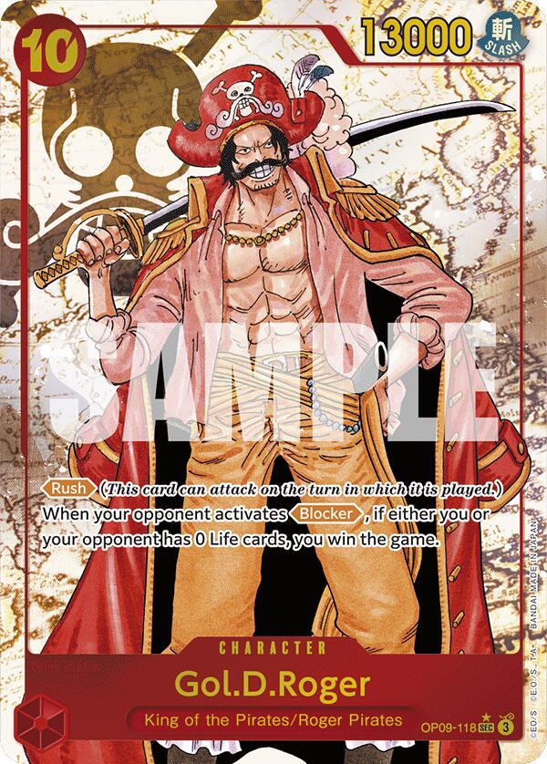 Gol.D.Roger OP09-118 (Emperors in the New World)  - Alternate Art Foil | Good Games Morley