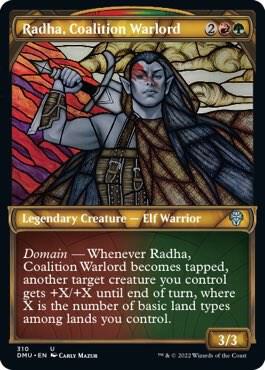 Radha Coalition Warlord Showcase 310/281 (Dominaria United)  - Foil | Good Games Morley