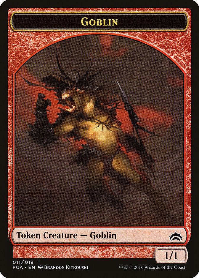 Germ // Goblin Double-Sided Token [Planechase Anthology Tokens] | Good Games Morley
