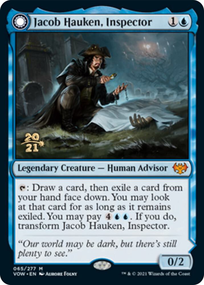 Jacob Hauken Inspector 65s/137 (Prerelease Cards)  - Foil | Good Games Morley