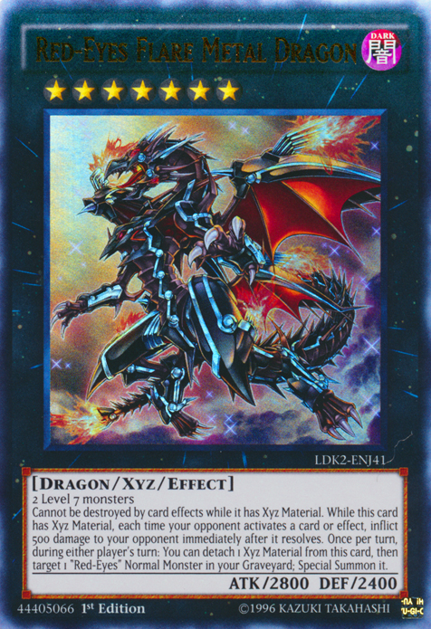 Red-Eyes Flare Metal Dragon [LDK2-ENJ41] Ultra Rare | Good Games Morley