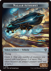 Nalaar Aetherjet // Treasure Double-Sided Token [Aetherdrift Tokens] | Good Games Morley