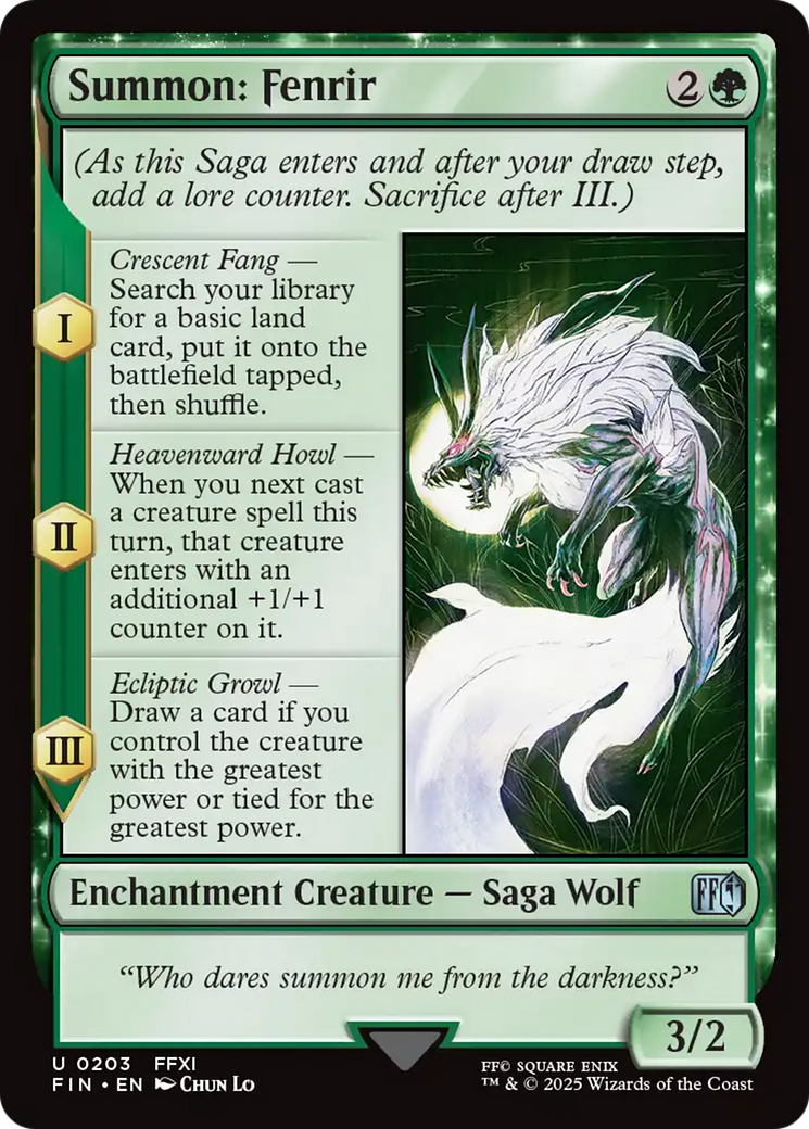 Summon: Fenrir [FINAL FANTASY] | Good Games Morley
