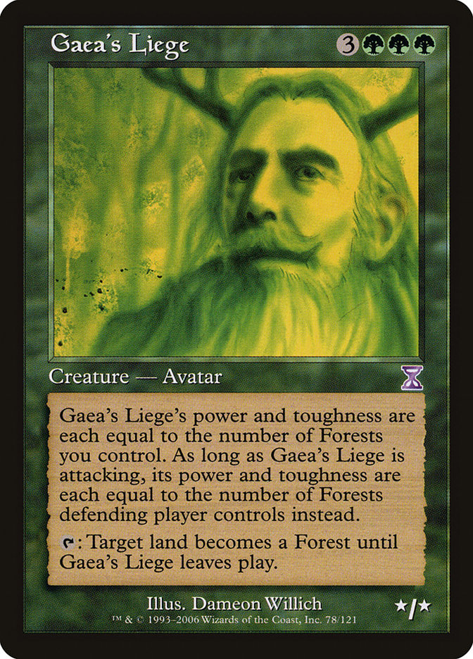 Gaea's Liege 78/121 (Timeshifted)  | Good Games Morley