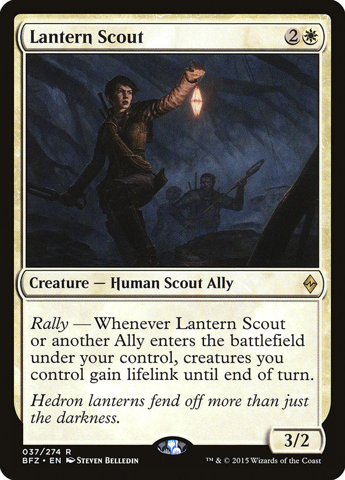 Lantern Scout 37/274 (Battle for Zendikar)  - Foil | Good Games Morley