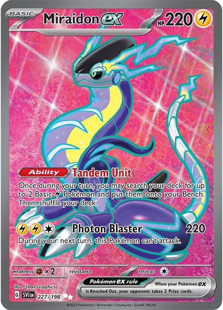 Miraidon ex (227/198) [Scarlet & Violet: Base Set] | Good Games Morley