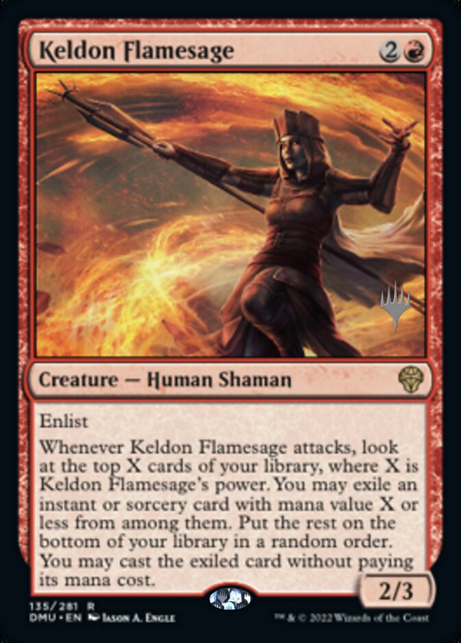 Keldon Flamesage (Promo Pack) [Dominaria United Promos] | Good Games Morley