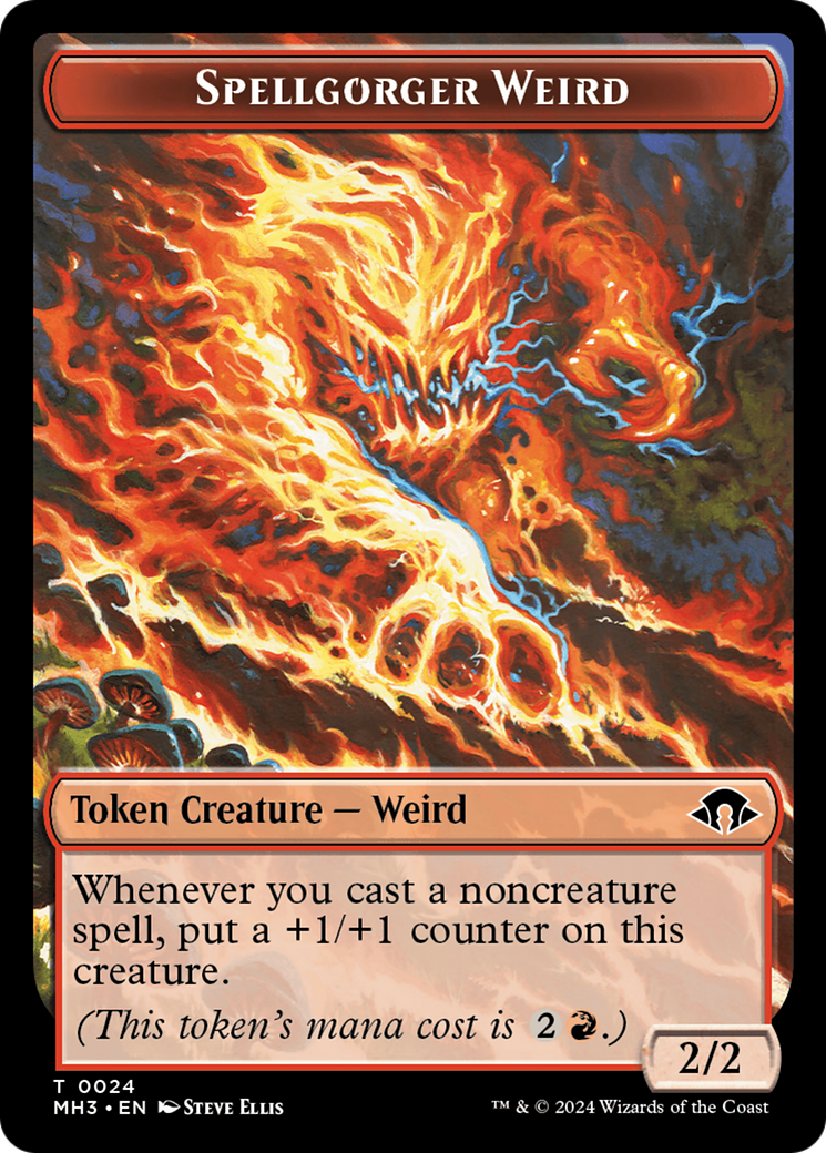 Eldrazi Spawn // Spellgorger Weird Double-Sided Token [Modern Horizons 3 Tokens] | Good Games Morley