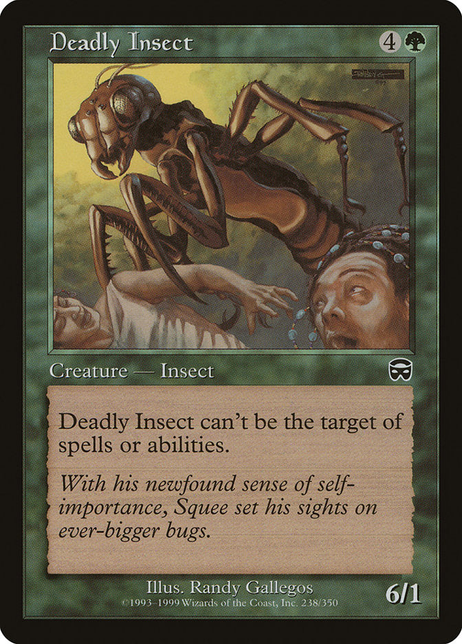 Deadly Insect 238/350 (Mercadian Masques)  - Foil | Good Games Morley