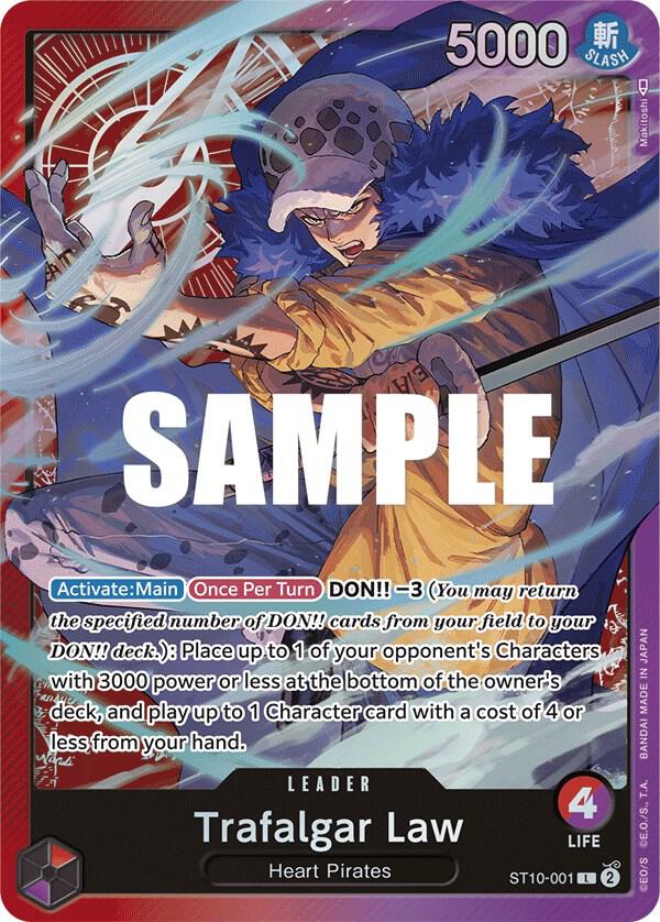 Trafalgar Law ST10-001 (Ultra Deck: The Three Captains)  - Foil | Good Games Morley