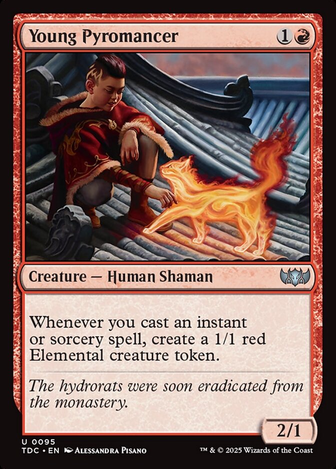Young Pyromancer 95 (Commander: Tarkir: Dragonstorm)  | Good Games Morley