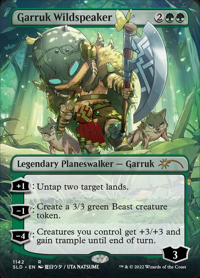 Garruk Wildspeaker (Borderless) [Secret Lair Drop Series] | Good Games Morley