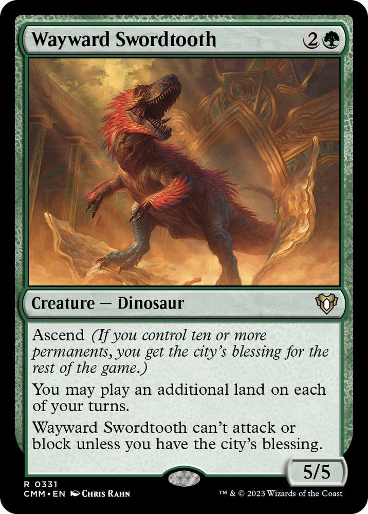 Wayward Swordtooth 331/451 (Commander Masters)  | Good Games Morley
