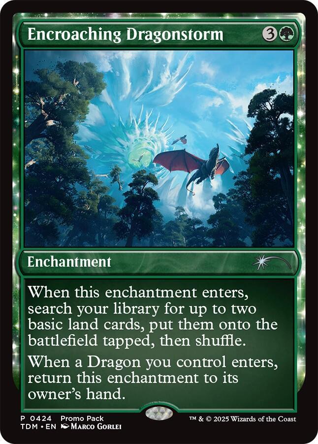 Encroaching Dragonstorm 424/291 (Promo Pack: Tarkir: Dragonstorm)  | Good Games Morley