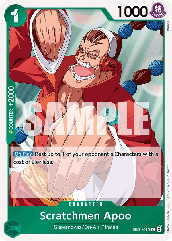 Scratchmen Apoo EB01-015 (Extra Booster: Memorial Collection)  - Foil | Good Games Morley
