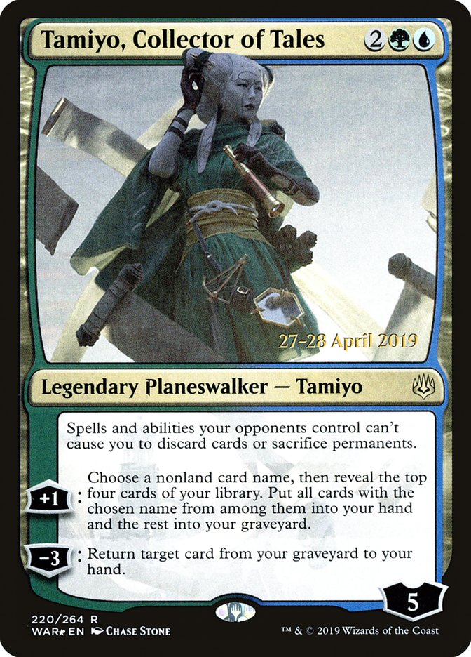 Tamiyo, Collector of Tales [War of the Spark Prerelease Promos] | Good Games Morley