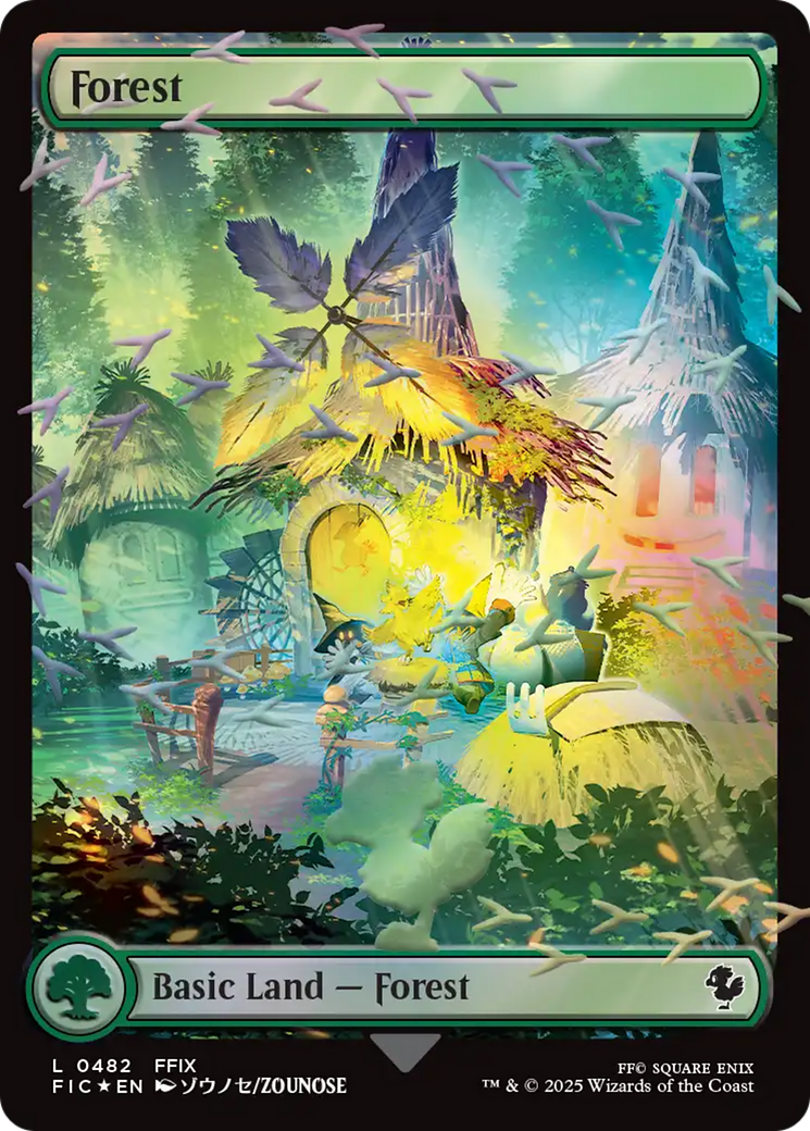 Forest (Chocobo Track Foil) [FINAL FANTASY Commander] | Good Games Morley
