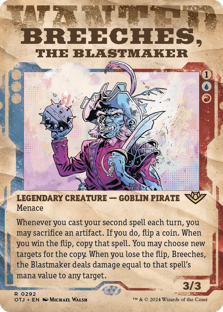 Breeches, the Blastmaker 292 (Outlaws of Thunder Junction)  - Showcase | Good Games Morley