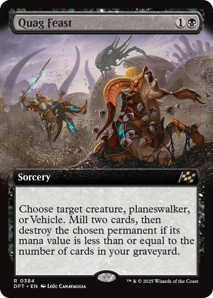 Quag Feast 384/291 (Aetherdrift)  - Extended Art Foil | Good Games Morley