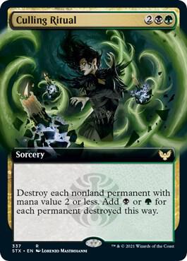 Culling Ritual Extended Art 337 (Strixhaven: School of Mages)  - Foil | Good Games Morley