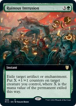 Ruinous Intrusion Extended Art 66/38 (Commander: Innistrad: Midnight Hunt)  | Good Games Morley