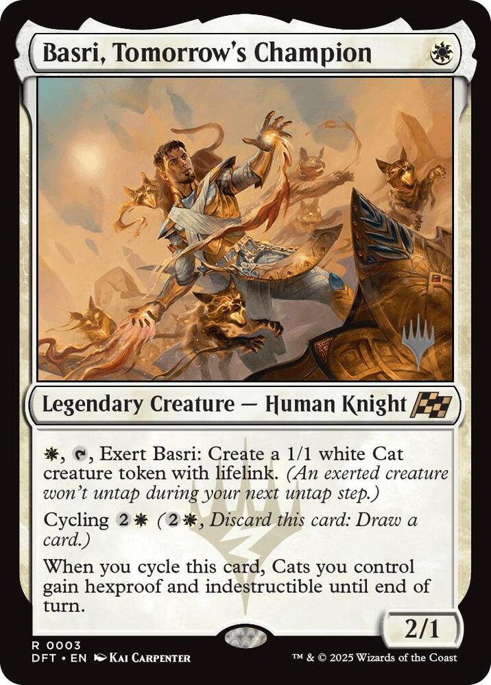 Basri Tomorrows Champion 3 (Promo Pack: Aetherdrift)  - Foil | Good Games Morley