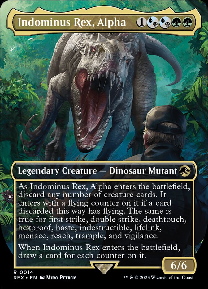 Indominus Rex, Alpha 14/26 (Universes Beyond: Jurassic World Collection)  - Borderless | Good Games Morley