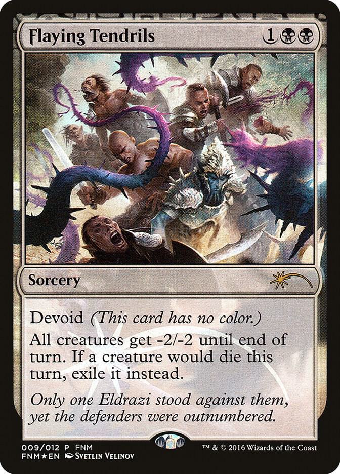 Flaying Tendrils 9/12 (FNM Promos)  - Foil | Good Games Morley
