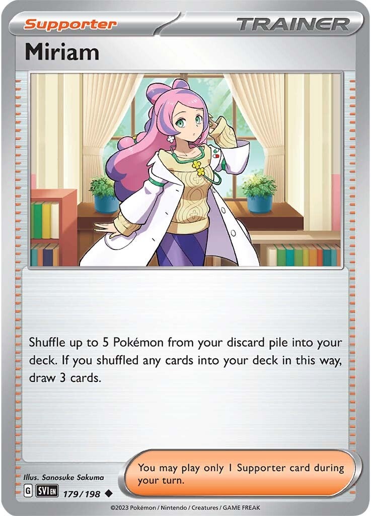 Miriam (179/198) [Scarlet & Violet: Base Set] | Good Games Morley