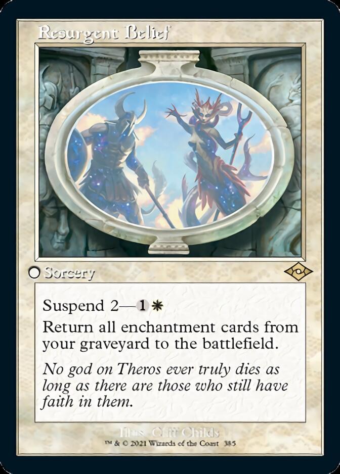 Resurgent Belief (Retro Foil Etched) [Modern Horizons 2] | Good Games Morley