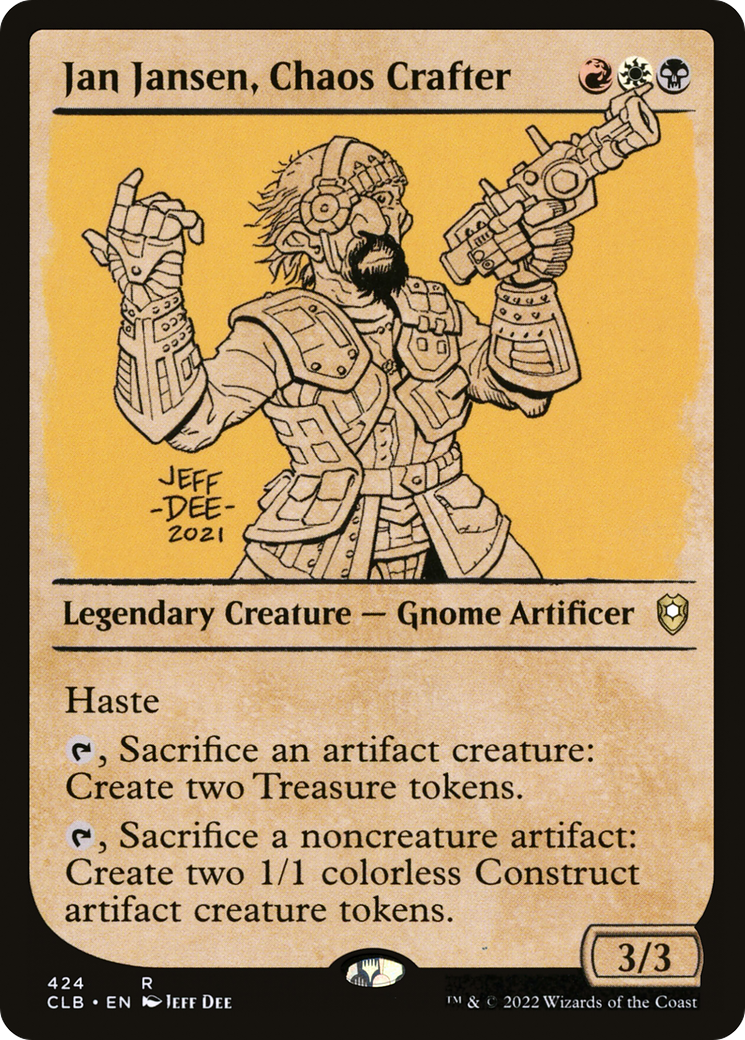 Jan Jansen, Chaos Crafter (Showcase) [Commander Legends: Battle for Baldur's Gate] | Good Games Morley