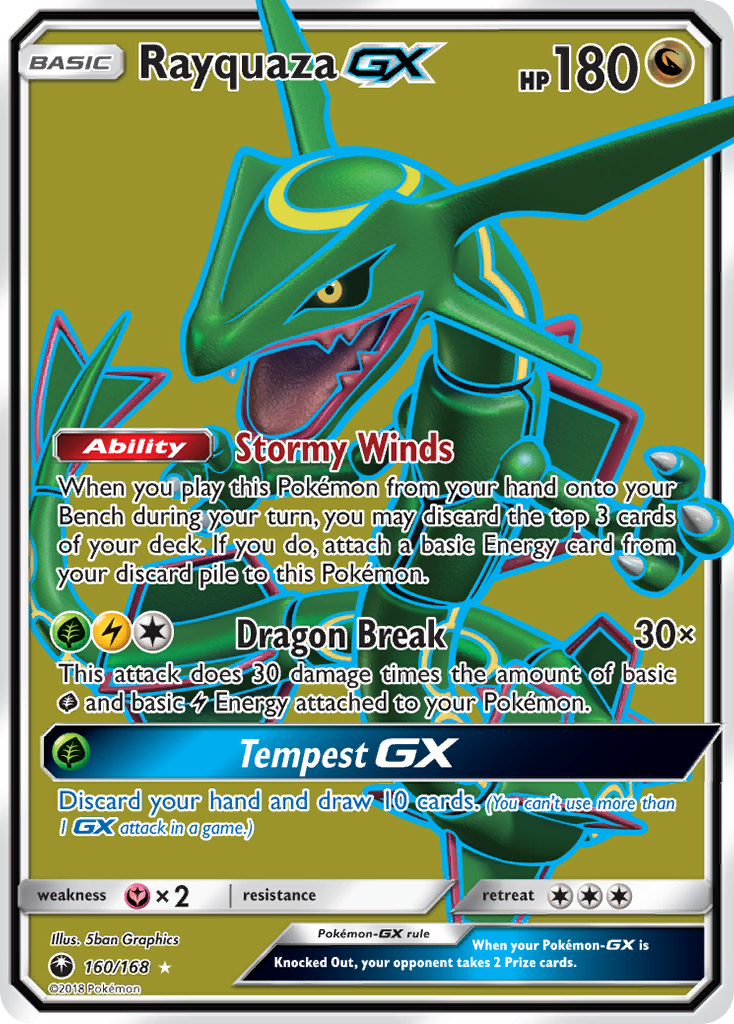Rayquaza GX (160/168) [Sun & Moon: Celestial Storm] | Good Games Morley