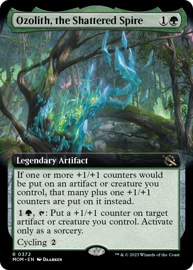 Ozolith, the Shattered Spire 372 (March of the Machine)  - Extended Art | Good Games Morley