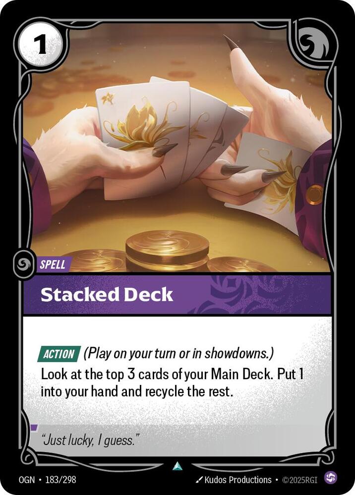 Stacked Deck 183/298 (Origins)  | Good Games Morley