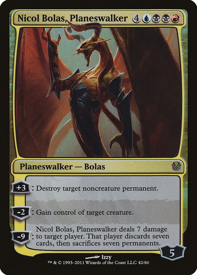 Nicol Bolas, Planeswalker 42/80 (Duel Decks: Ajani vs. Nicol Bolas)  - Foil | Good Games Morley