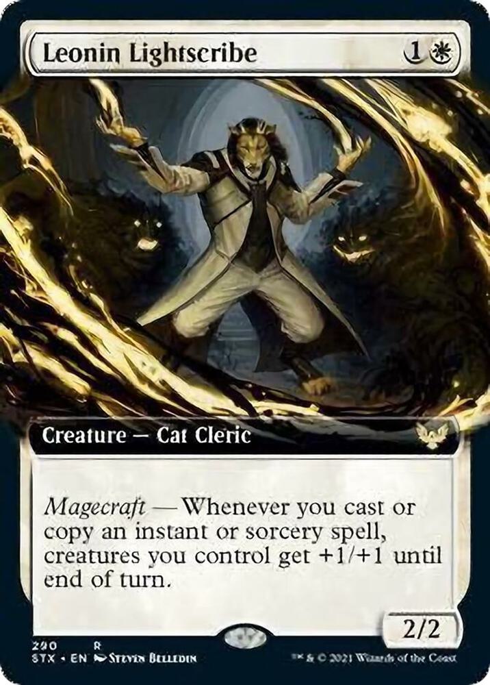 Leonin Lightscribe Extended Art 290 (Strixhaven: School of Mages)  | Good Games Morley