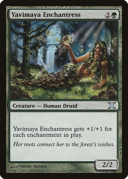 Yavimaya Enchantress 310/383 (10th Edition)  - Foil | Good Games Morley