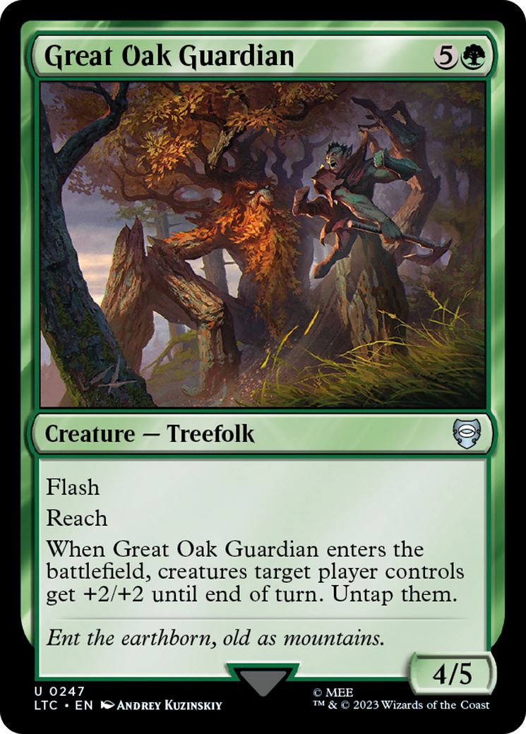 Great Oak Guardian [The Lord of the Rings: Tales of Middle-Earth Commander] | Good Games Morley