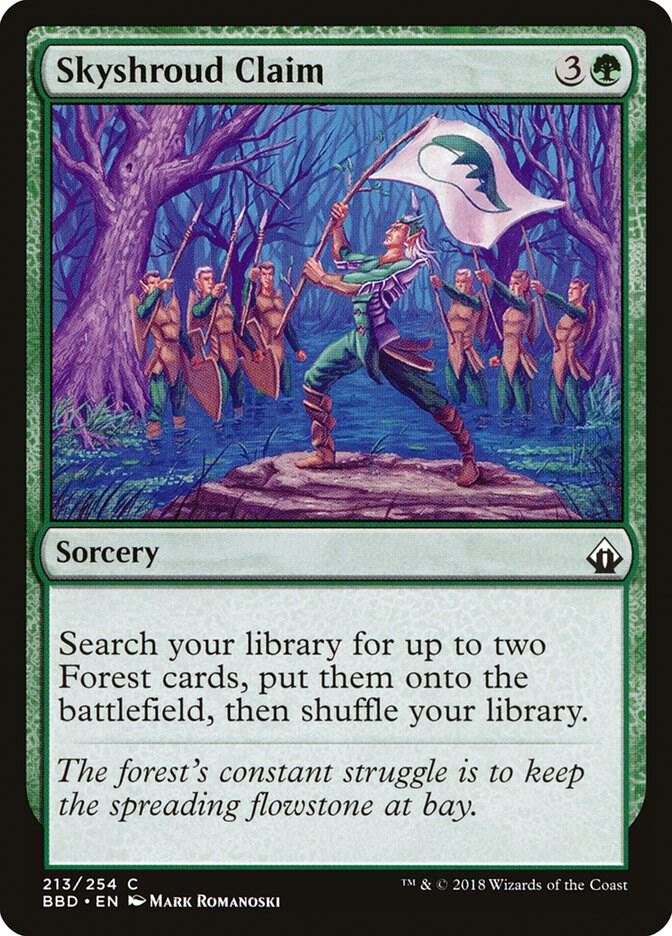Skyshroud Claim 213 (Battlebond)  - Foil | Good Games Morley