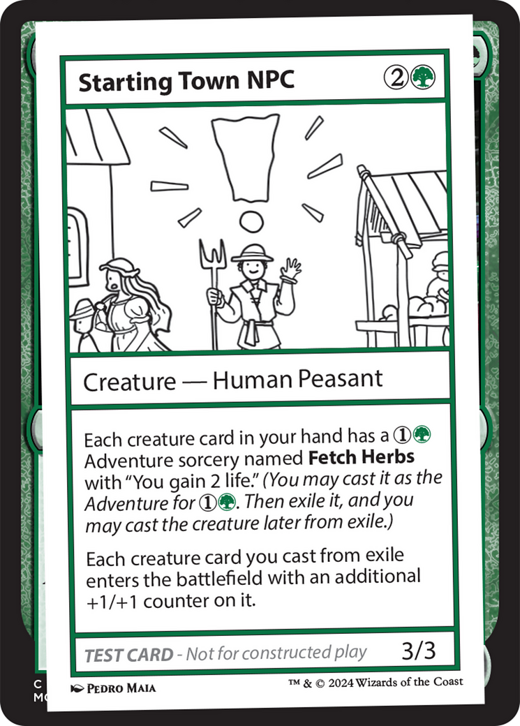 Starting Town NPC [Mystery Booster 2 Playtest Cards] | Good Games Morley